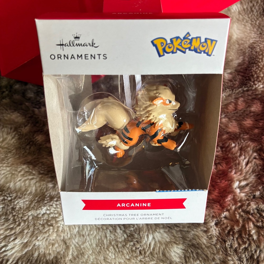 Hallmark Pokemon Ornament Arcanine Christmas Gift Holiday Keepsake Tree Decor